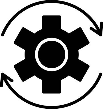 Sistem Güncelleme Vektör Simgesi Tasarımı