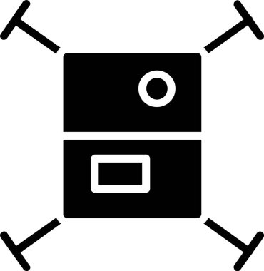 Drone Vector Icon Design