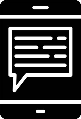 İleti vektör simgesi tasarım