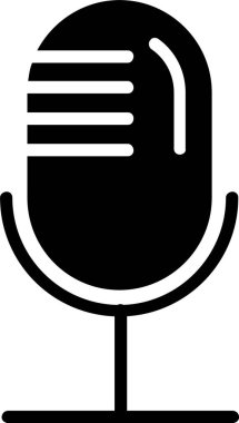 Mikrofon vektör simgesi tasarım
