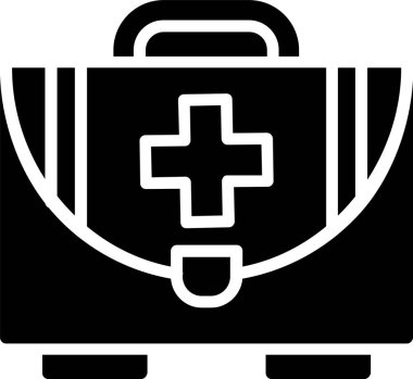 First Aid Kit Vector Icon Design