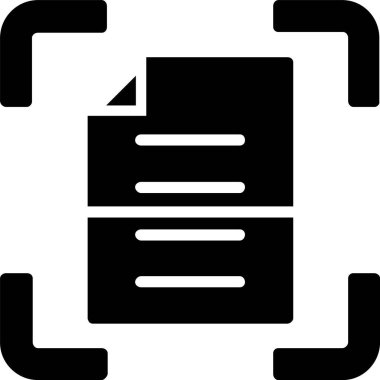 Vektör Satır Vektör Simgesi Tasarımı Tara