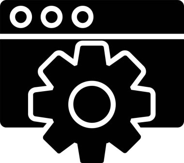 Web Setting Vector Icon Design