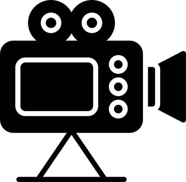 Video Camera Vector Icon Design