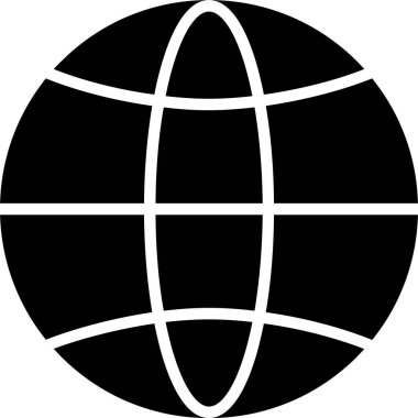 Web Globe Vektör Simgesi Tasarımı