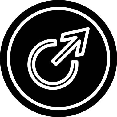 Çıkış Oku Vektör Simgesi Tasarımı