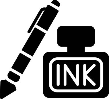 Ink Vector Icon Design