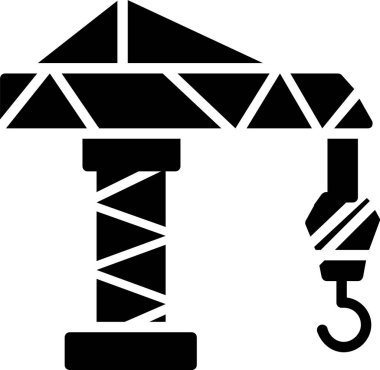 Crane Vector Icon Design