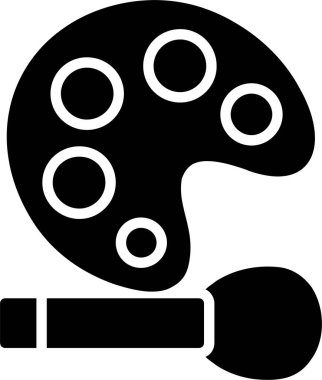 Paletler Vektör Simgesi Tasarımı