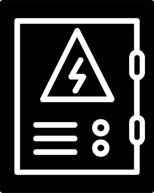 Electrical Panel Vector Icon Design
