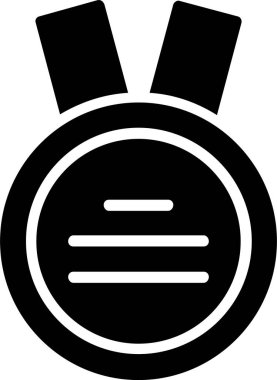 Madalya vektör simgesi tasarım