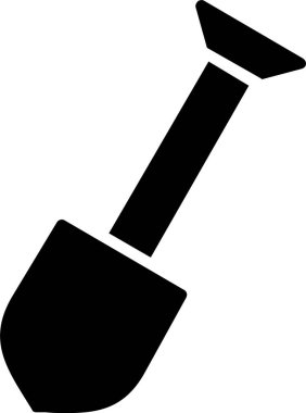 Vektör simgesi tasarım kürek