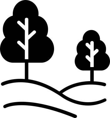 Forest Vector Icon Design