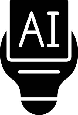 Artificial Intelligence Vector Icon Design