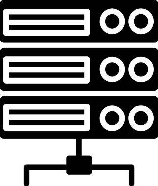 sunucu vektör simgesi tasarımı