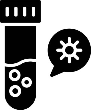 Test Tube Vector Icon Design