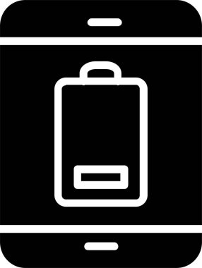 Battery Low Vector Icon Design
