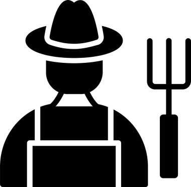 Farmer Vector Icon Design