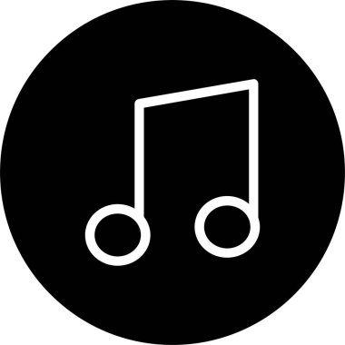 Müzik Vektörü Simgesi Tasarımı