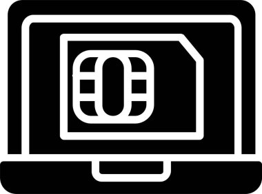 Sim Card Vector Icon Design