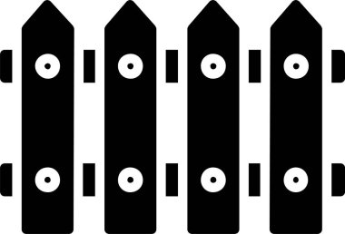 Fence Vector Icon Design