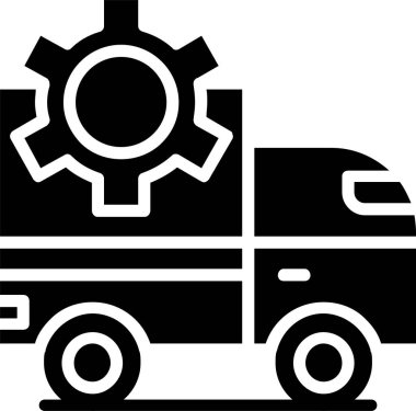 Van Bakım Vektörü Simgesi Tasarımı