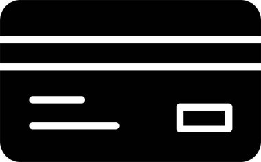 Kredi kartı vektör simgesi tasarımı