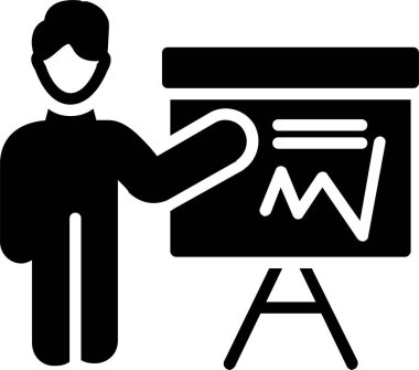 Presentation Vector Icon Design