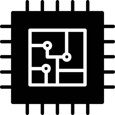 Processor Vector Icon Design