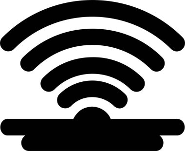 Wireless Transistor Vector Icon Design clipart