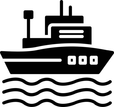 vektör simgesi tasarım gemi
