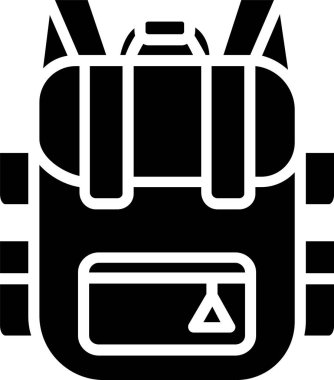 Backpack Vector Icon Design