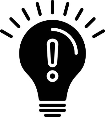 Light Bulb Vector Icon Design