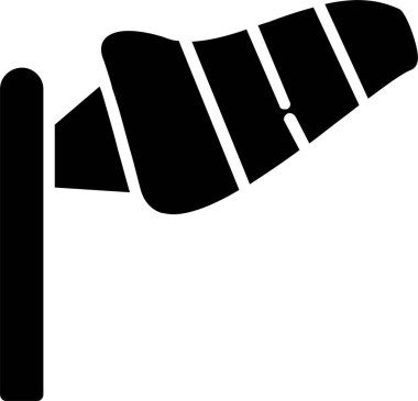 Rüzgar İşareti Vektör Simgesi Tasarımı