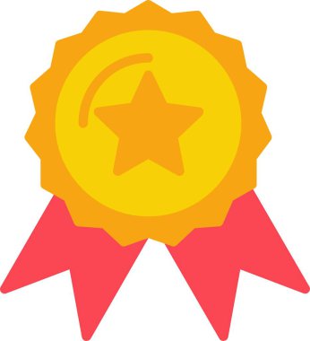 Madalya vektör simgesi tasarım