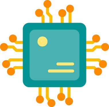 Cpu Vector Icon Design