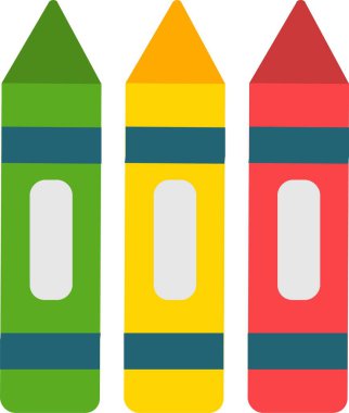 Crayons Vector Icon Design