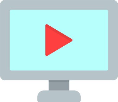 Smart Tv Vector Icon Design