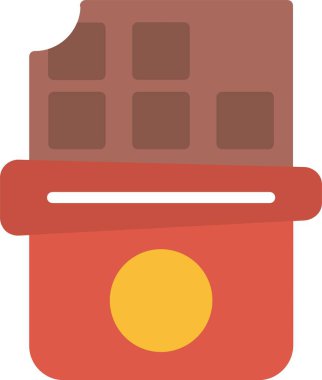 Chocolate Bar Vector Icon Design
