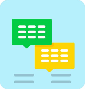 Comments Vector Icon Design