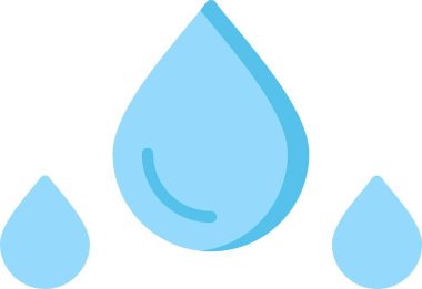 Damlalar Vektör Simgesi Tasarımı