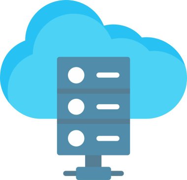 Sunucu Vektör Simgesi Tasarımı