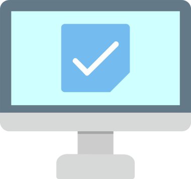 Onay işareti vektör simgesi tasarım