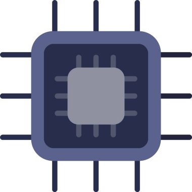 CPU Vector Icon Design