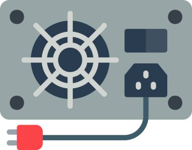 Güç Arzı Vektörü Simgesi Tasarımı