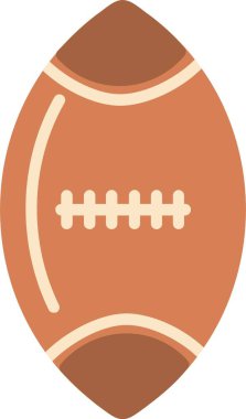 Rugby Vektör Simgesi Tasarımı