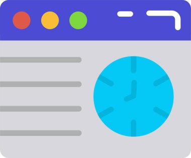 Web Browser Vector Icon Design