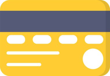 Kredi kartı vektör simgesi tasarımı