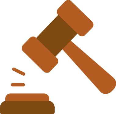 Gavel Vector Icon Design