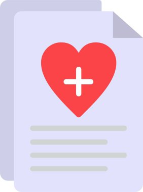 Sağlık Sigortası Vektör Simgesi Tasarımı